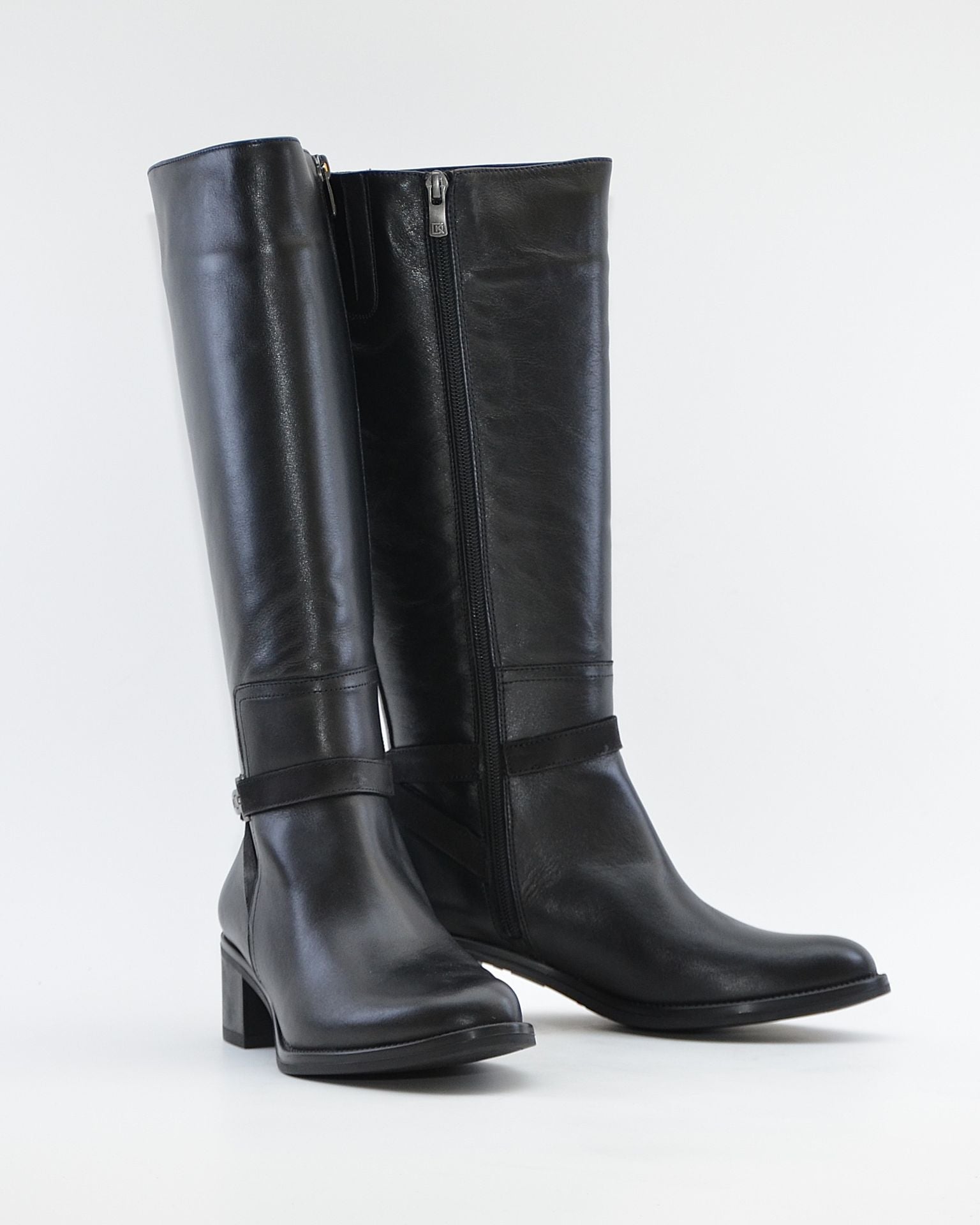 BOTA ALTA MUJER PIEL COLOR NEGRO DORKING by FLUCHOS D8965