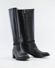 BOTA ALTA MUJER PIEL COLOR NEGRO DORKING by FLUCHOS D8965