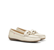 ZAPATO MOCASIN MUJER FLUCHOS COLOR BEIGE BRUNI F2156 RAW