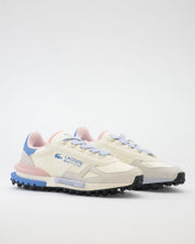 SNEAKERS LACOSTE MUJER ELITE ACTIVE 1261 SFA CREMA AZUL ROSA