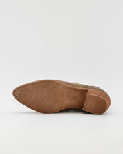 BOTIN MUJER COWBOY SERRAJE TAUPE CON TACHAS KAOLA 3504