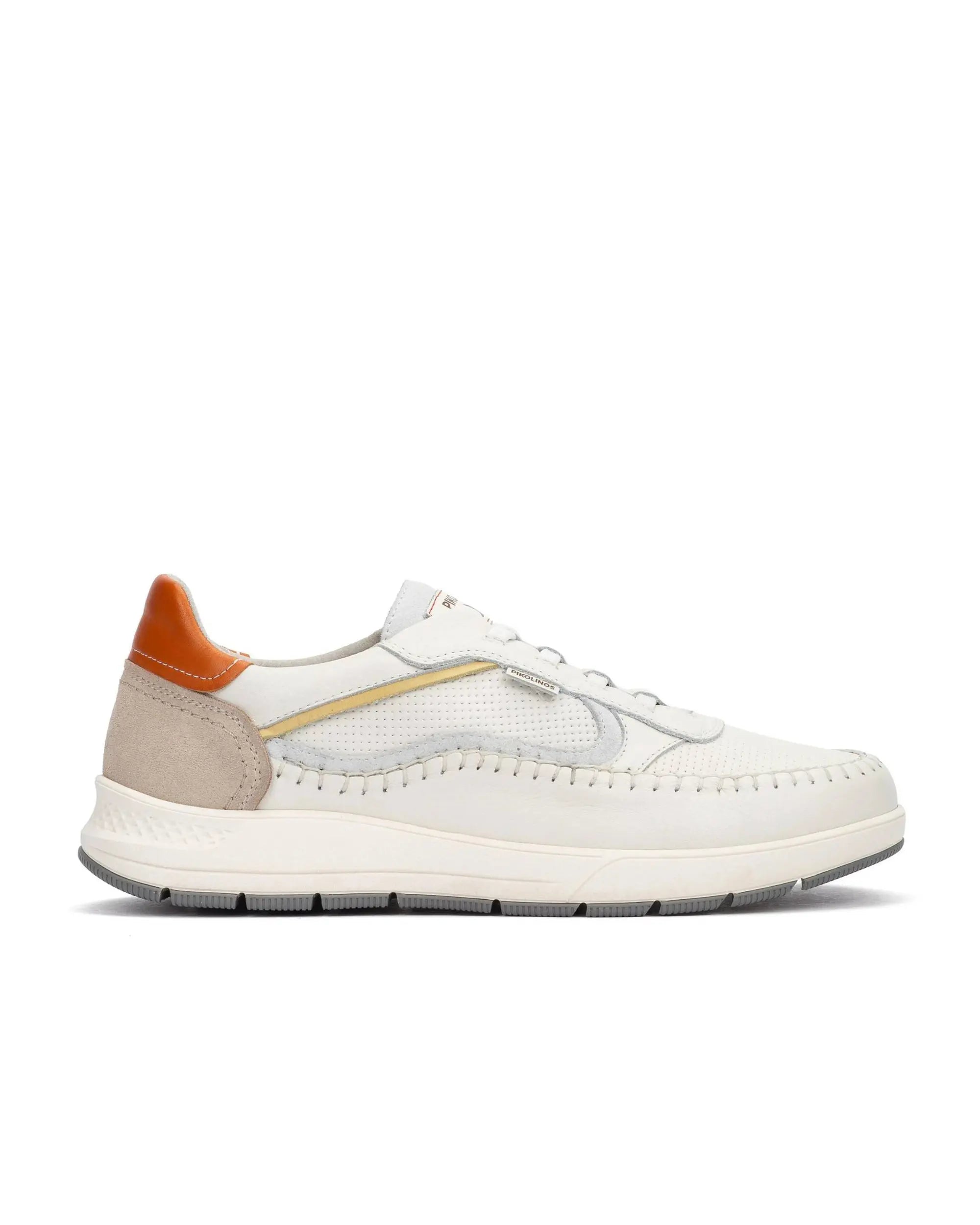 DEPORTIVOS COLOR BLANCO ROTO CON CIERRE ELÁSTICO PARA HOMBRE PIKOLINOS M7W-6423C1