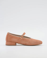 MERCEDITAS DE PIEL COLOR SALMON CON CORREA Y HEBILLA LACOMBA BLOSSOM