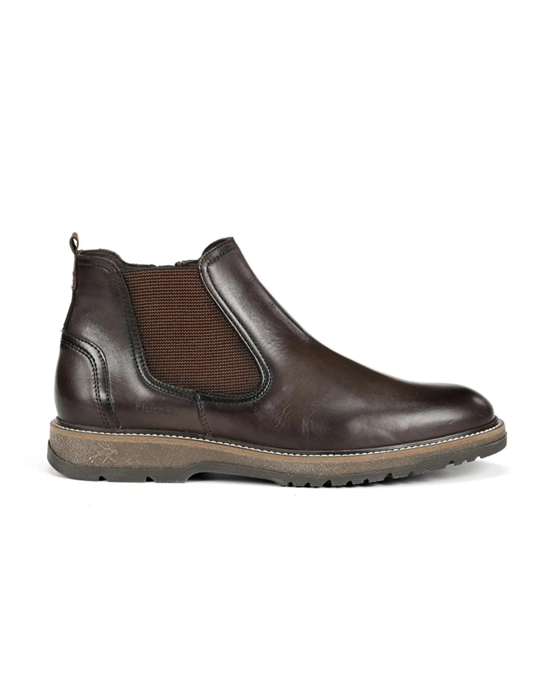 BOTIN CHELSEA HOMBRE MARRÓN FLUCHOS BUGGY F2323 CAFÉ
