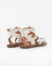 SANDALIA ROMANA MUJER PIEL COLOR HIELO LACOMBA STATICE