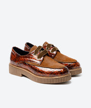 ZAPATO MUJER CORDON COCO CUERO POTRO CUERO LACOMBA MANDEVILLA