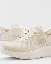 SNEAKERS MUJER SKECHERS 124836 OFWT BLANCO ROTO SLIP-INS