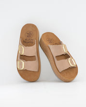 SANDALIA BIO PLATAFORMA NOBUCK TAUPE HAPPY MONK GOMERA 002