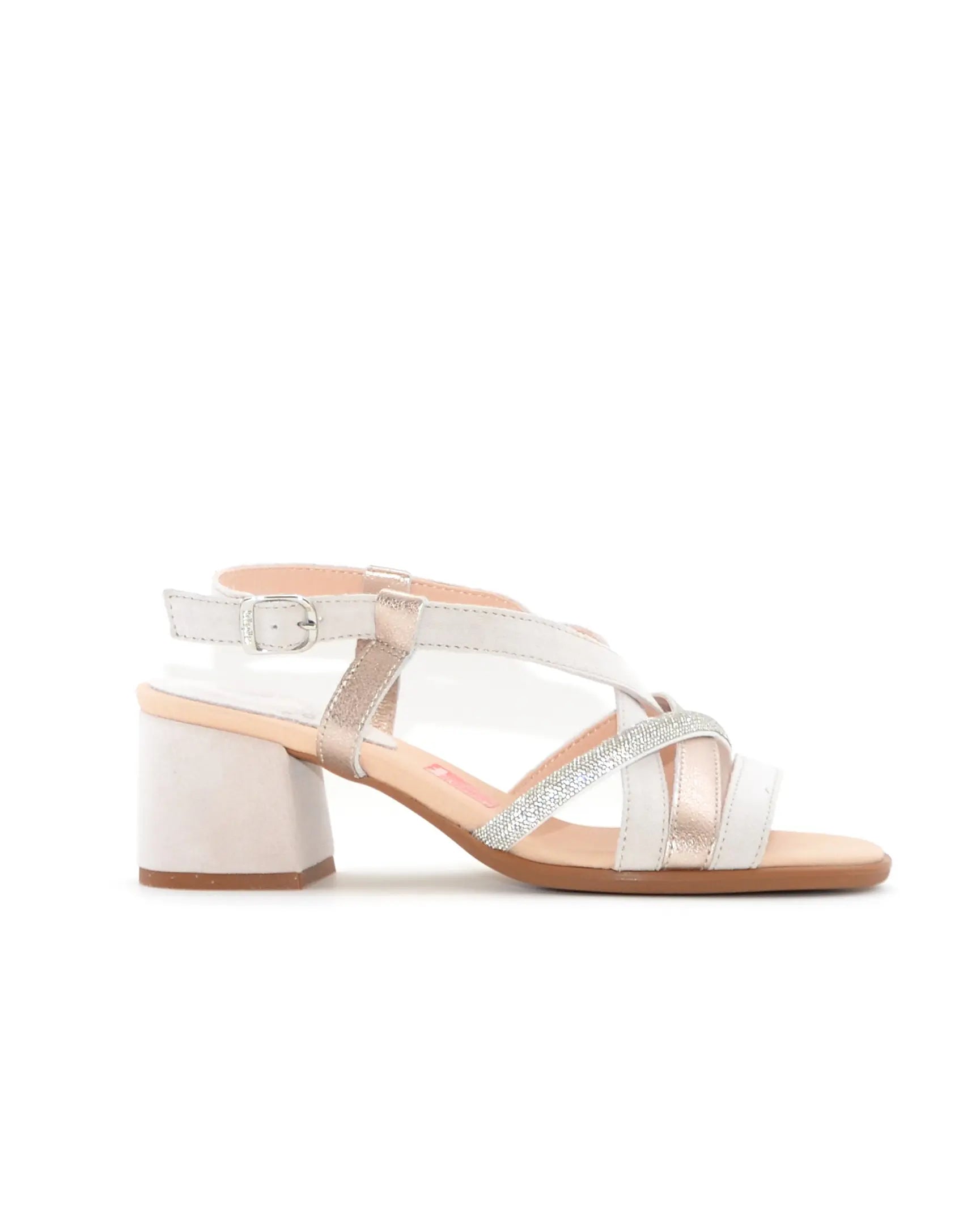 SANDALIA TACON MUJER COLOR PLATA MARFIL 34214