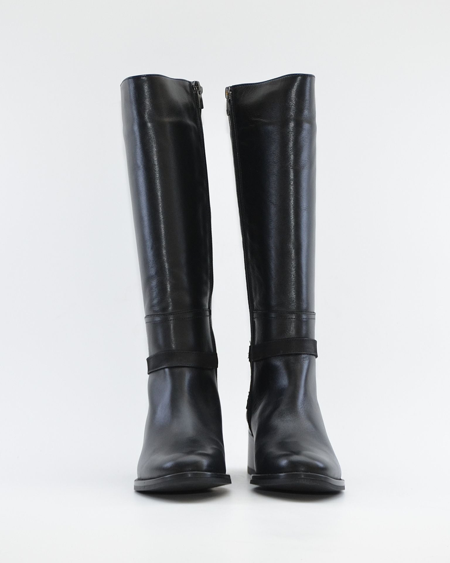 BOTA ALTA MUJER PIEL COLOR NEGRO DORKING by FLUCHOS D8965