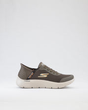 SNEAKERS HOMBRE SKECHERS MARRON 216324 BRN ELASTICOS SLIP-INS