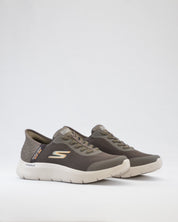 SNEAKERS HOMBRE SKECHERS MARRON 216324 BRN ELASTICOS SLIP-INS