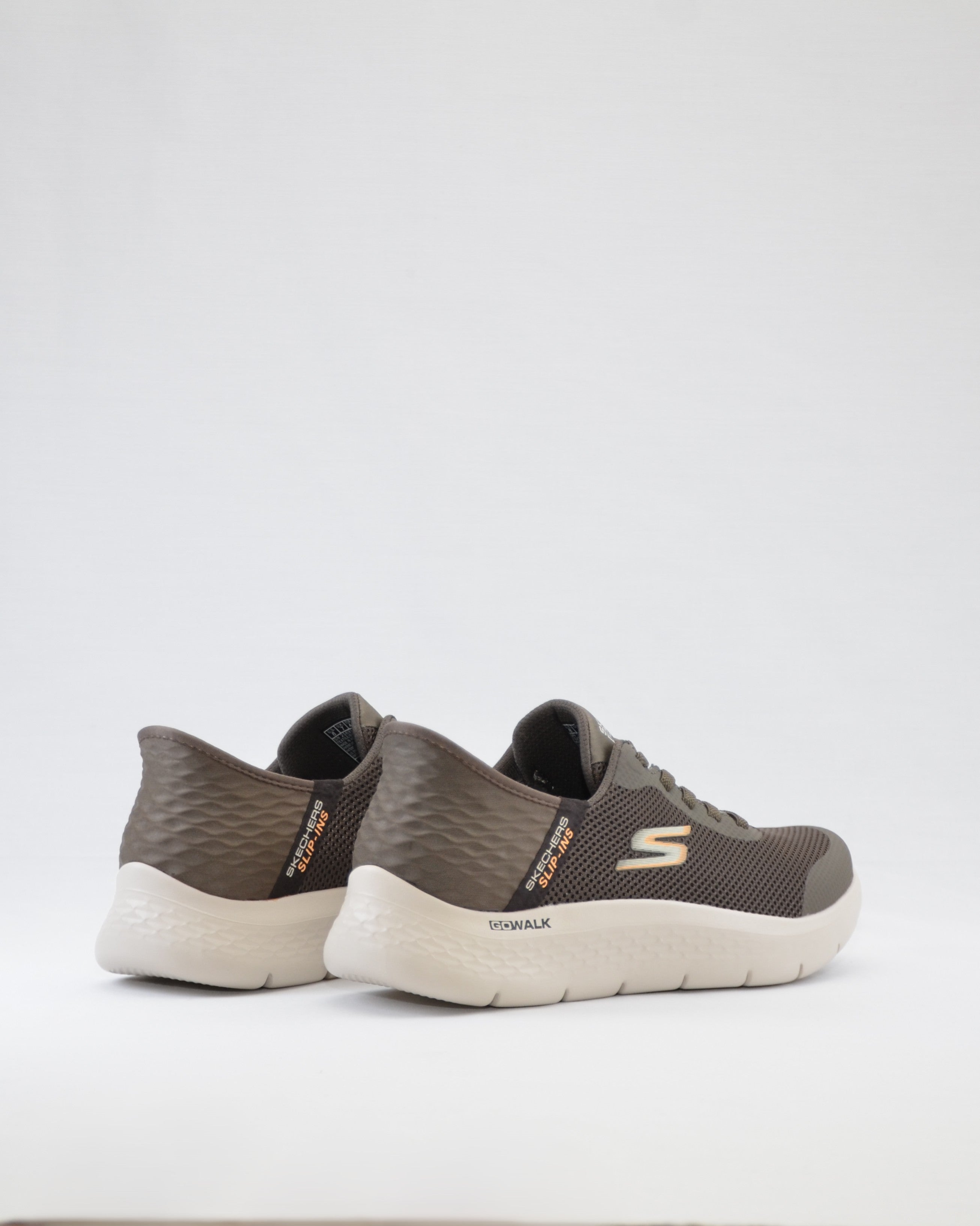 SNEAKERS HOMBRE SKECHERS MARRON 216324 BRN ELASTICOS SLIP-INS