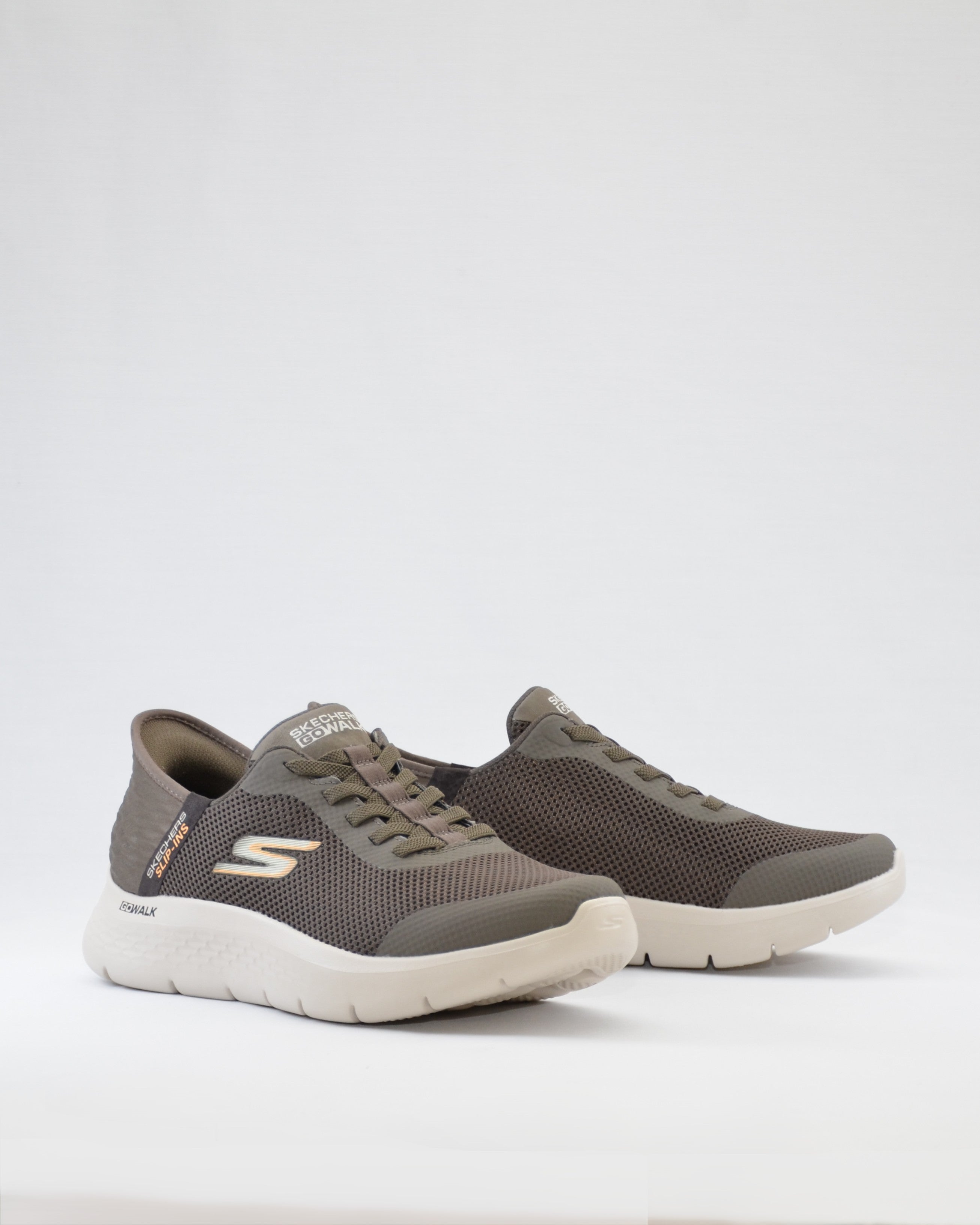 SNEAKERS HOMBRE SKECHERS MARRON 216324 BRN ELASTICOS SLIP-INS