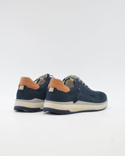 ZAPATO CASUAL HOMBRE FLUCHOS COLOR MARINO CON CORDON JEFF F2212 OCEANO