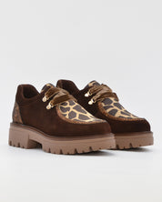 ZAPATO WALLABY MUJER MARRON CHOCOLATE LACOMBA BAMBOO
