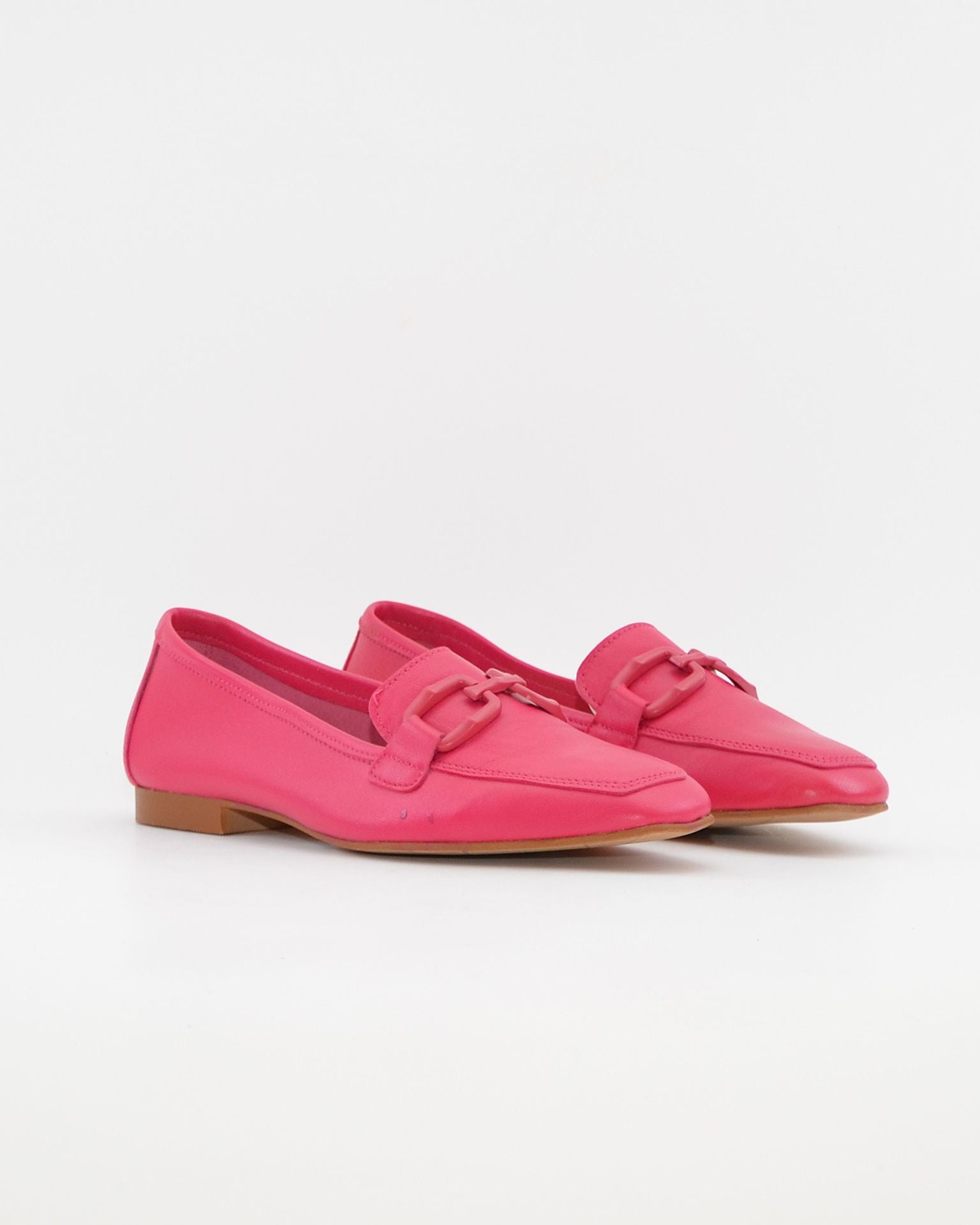ZAPATO MOCASIN MUJER PLANO COLOR FUXIA CAYETANO 17186