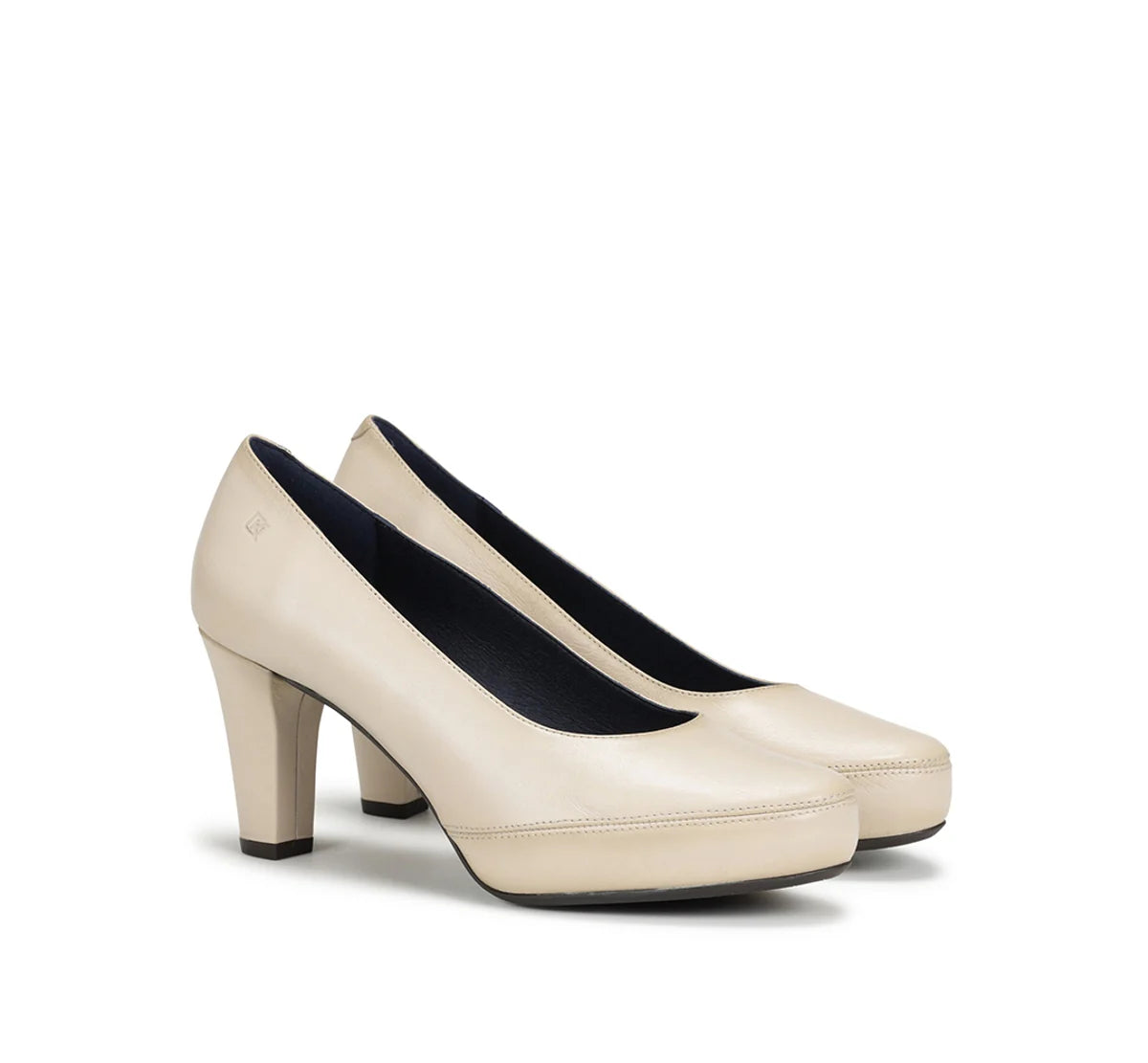 ZAPATO SALON PLATAFORMA COLOR HIELO