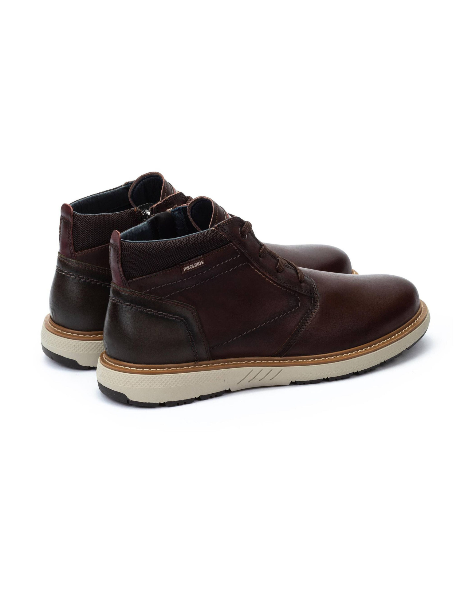BOTIN HOMBRE COLOR MARRON OLMO CON CORDONES Y CREMALLERA M8D-8050C1 BILBAO