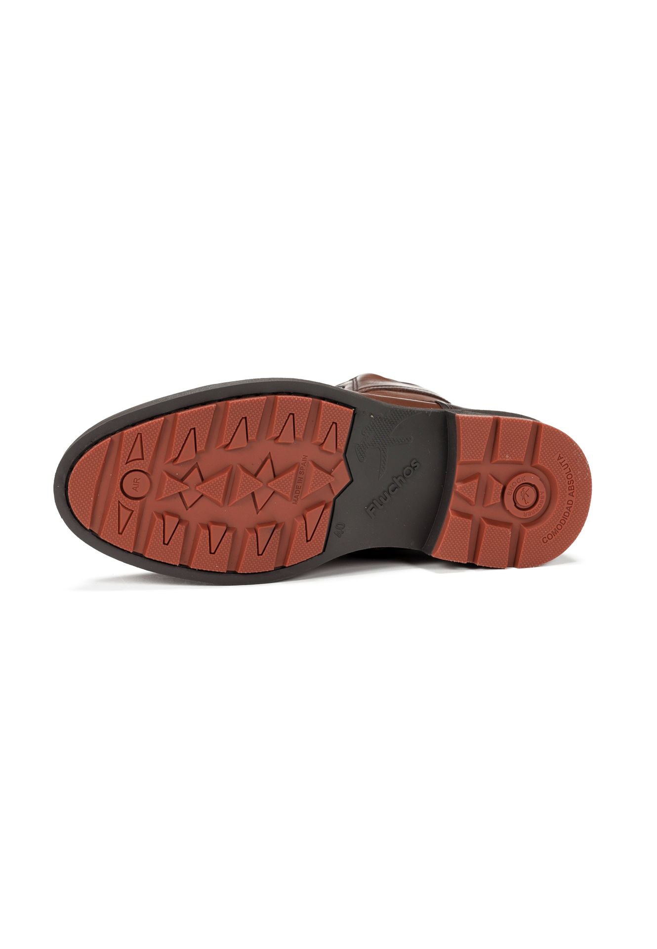 BOTIN CORDON Y CREMALLERA MARRON F1342 TERRY H.CAMEL