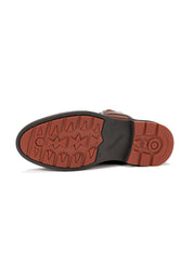 BOTIN CORDON Y CREMALLERA MARRON F1342 TERRY H.CAMEL