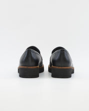 ZAPATO MOCASIN MUJER NEGRO MARRON TOPO PLANTILLA EXTRAIBLE PITILLOS 11564