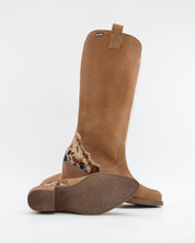 BOTA MUJER COWBOY COLOR SERRAJE TAUPE JORDANA 5173
