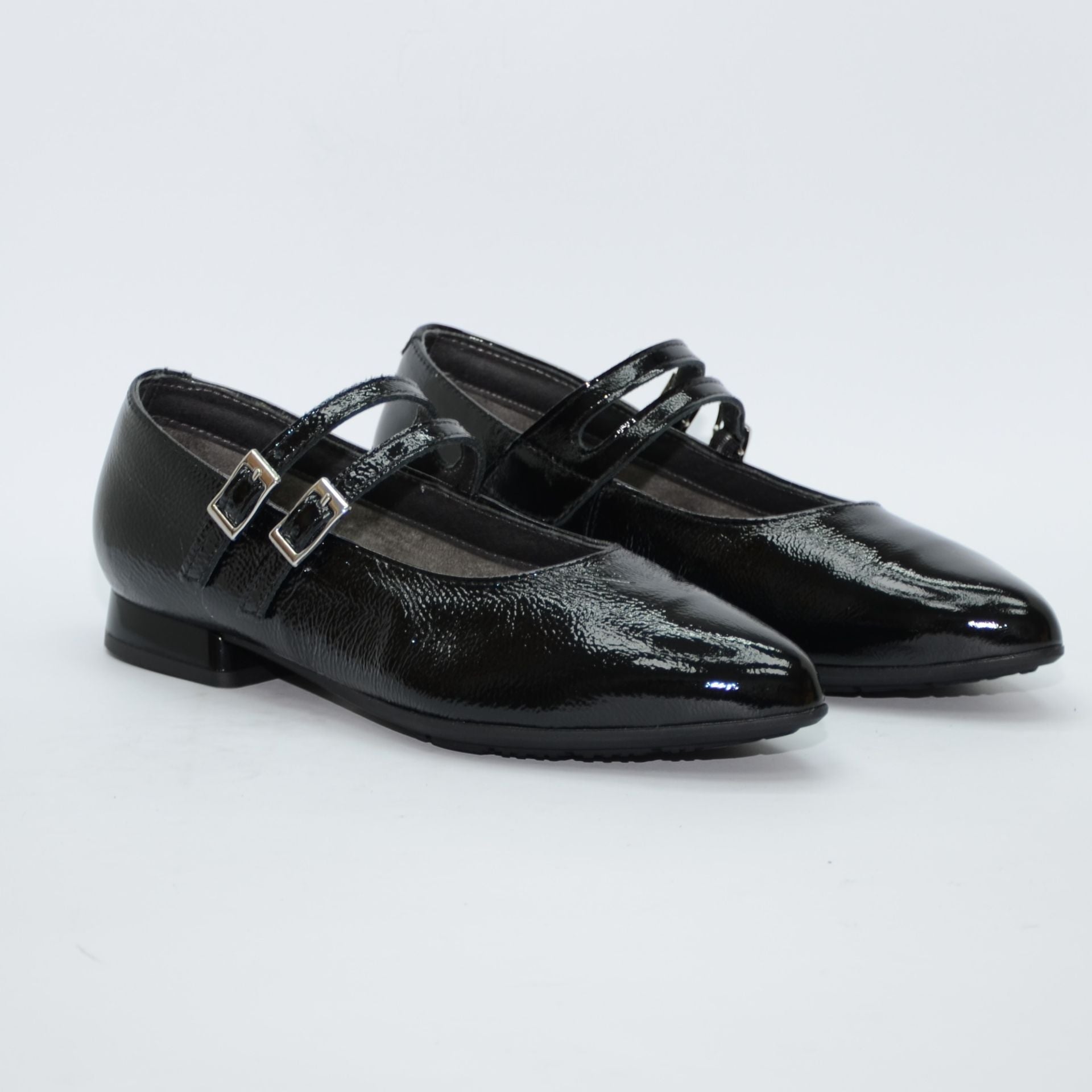 BAILARINAS PLANAS CHAROL NEGRO 10840