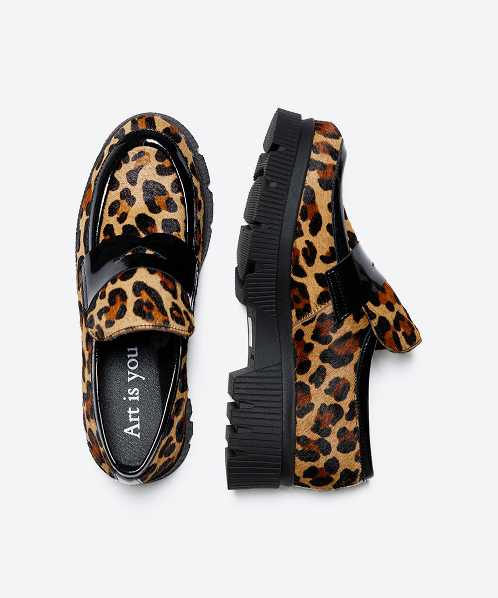 MOCASIN MUJER ANIMAL PRINT LACOMBA ORBEA