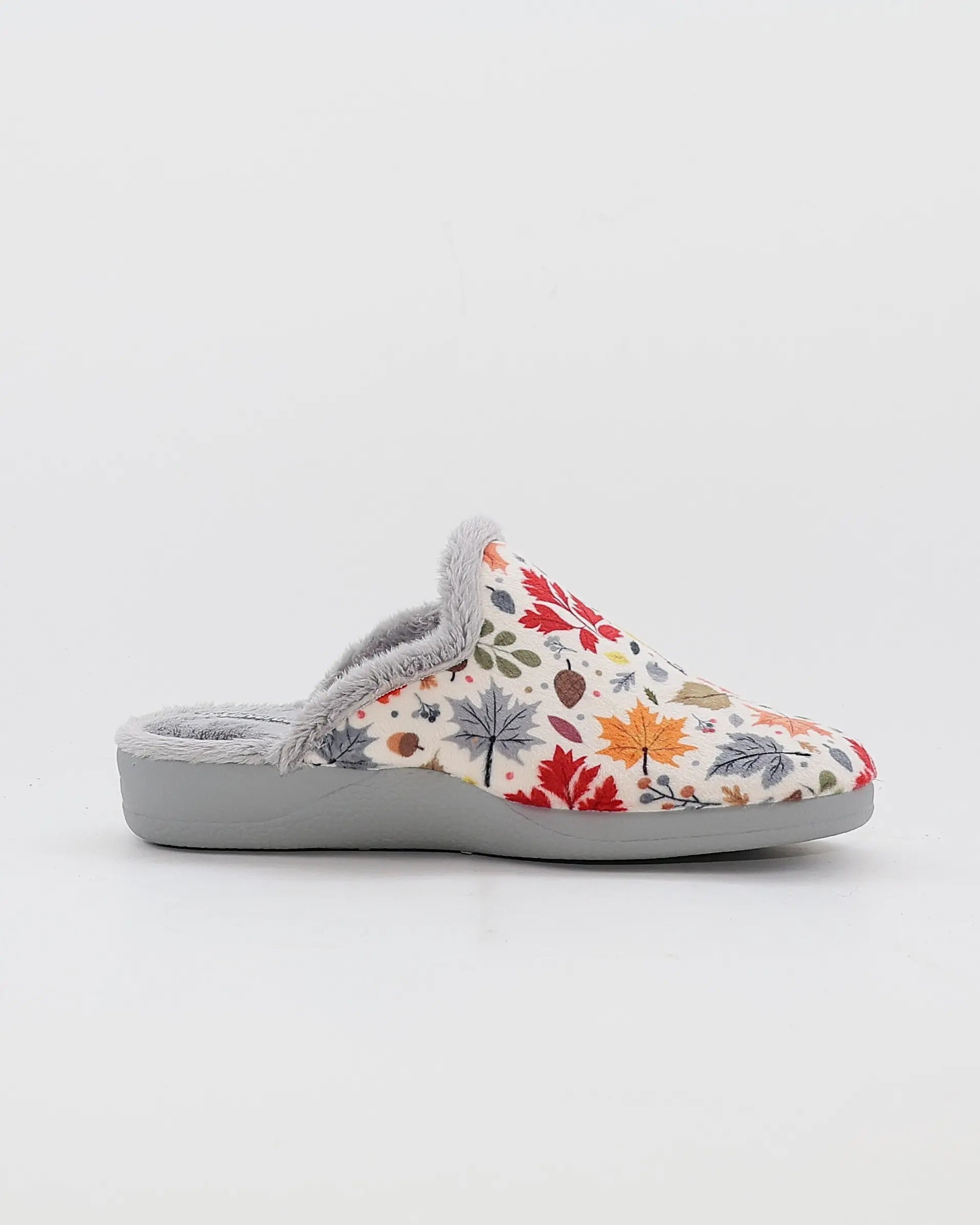 ZAPATILLAS DE CASA MUJER ABIERTA DEVALVERDE 1203 GRIS
