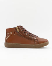 BOTIN DEPORTIVO PLANO MUJER COLOR CUERO THE HAPPY MONK PARIS 005