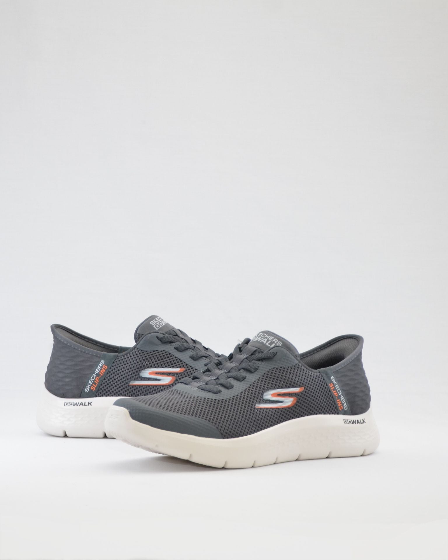 SNEAKERS HOMBRE SKECHERS GRIS 216324 GRY ELASTICOS SLIP-INS