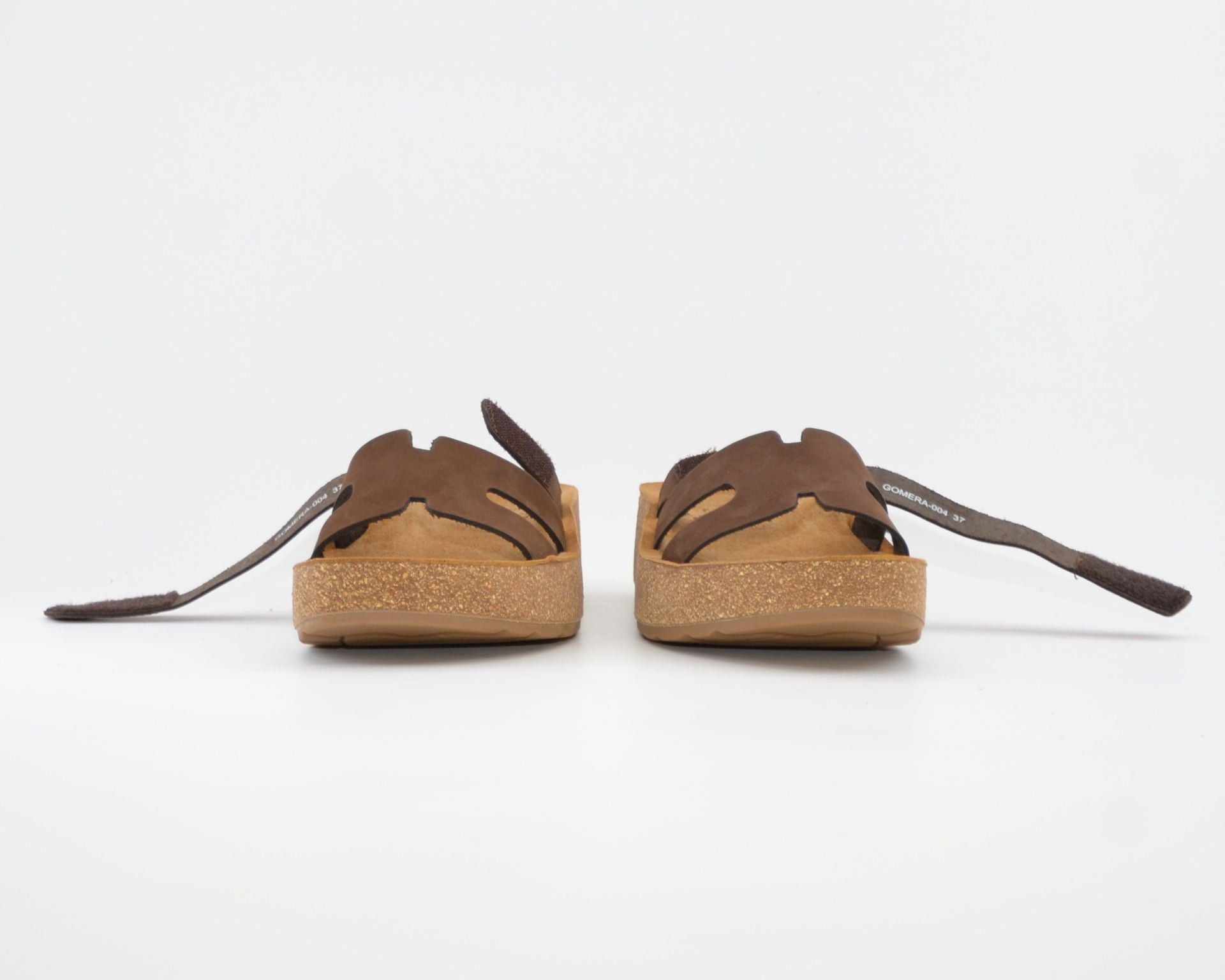 SANDALIA TIRAS PLATAFORMA NOBUCK MARRON HAPPY MONK GOMERA 004