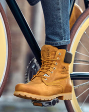 BOTA HOMBRE PANAMA JACK AMARILLO VINTAGE