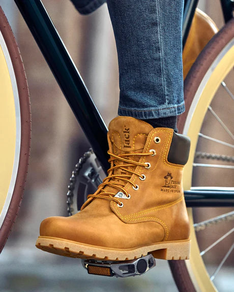 BOTA HOMBRE PANAMA JACK AMARILLO VINTAGE