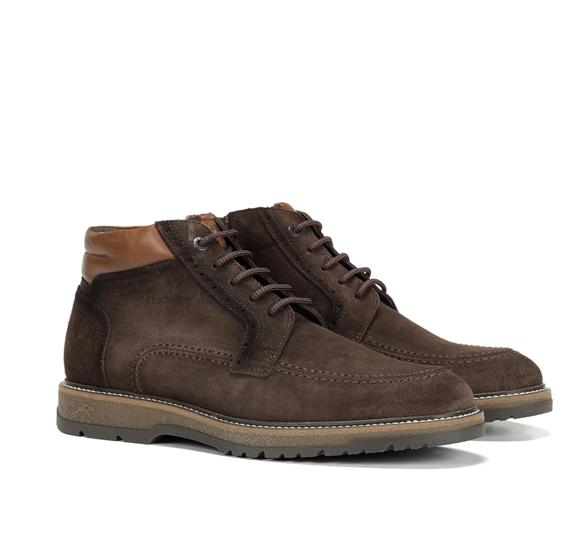 BOTIN CORDON HOMBRE SERRAJE MARRON CON CORDONES FLUCHOS BUGGY F2325 CAFÉ