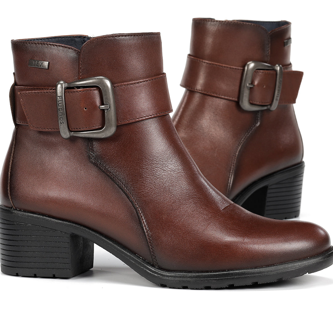 BOTIN MARRON IMPERMEABLE F2315 GALIT NUT