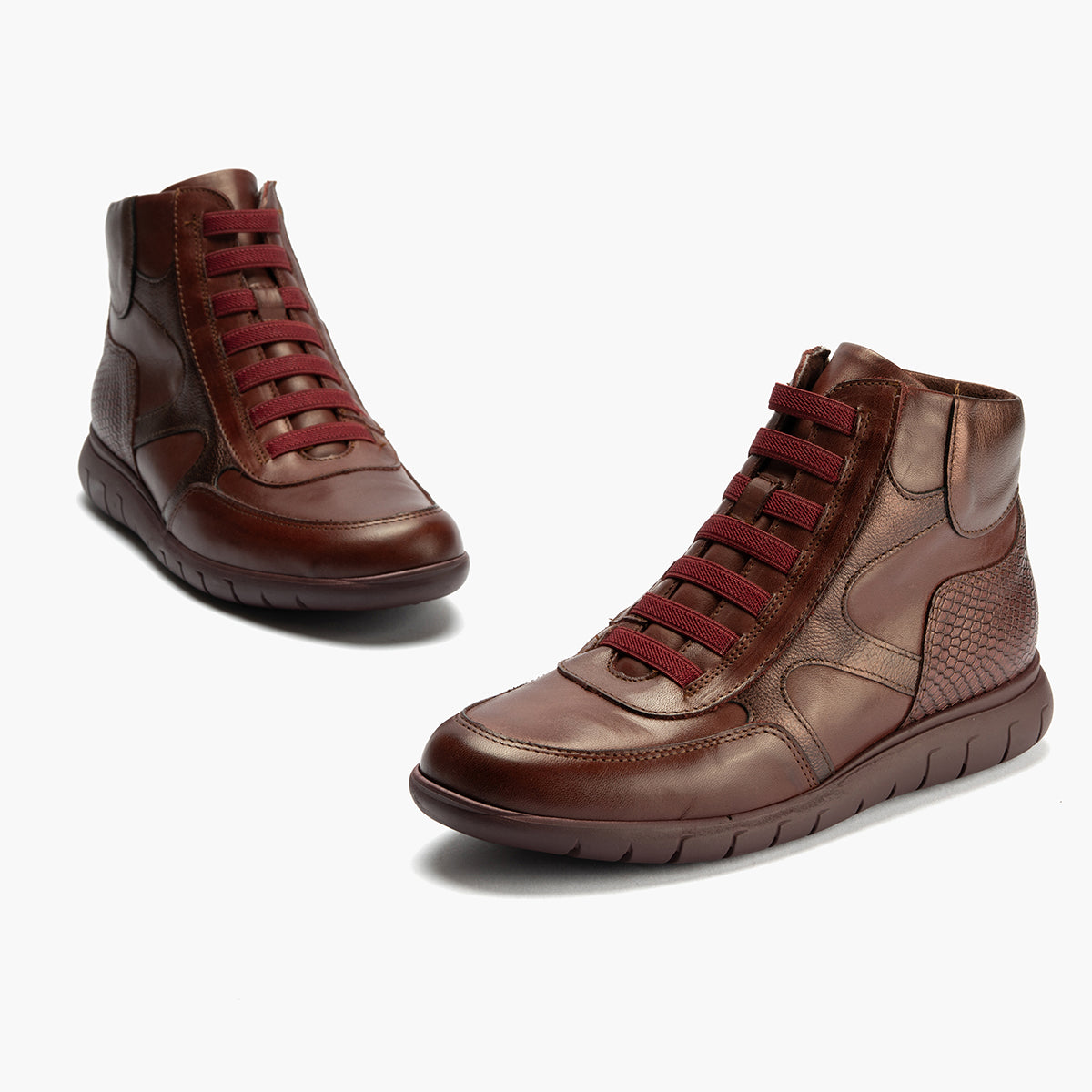 BOTIN DEPORTIVO GOMAS BURDEOS 20212