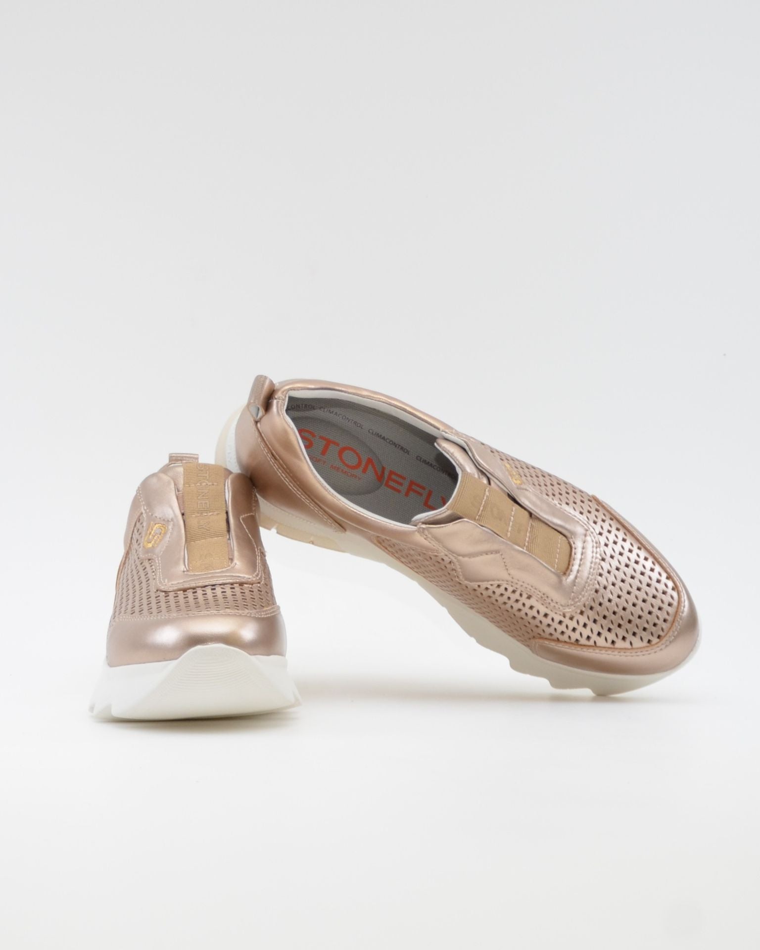 DEPORTIVO STONEFLY MUJER SLIP ON METALIZADO ORO PLANTILLA EXTRAHIBLE STONEFLY 223581 I89