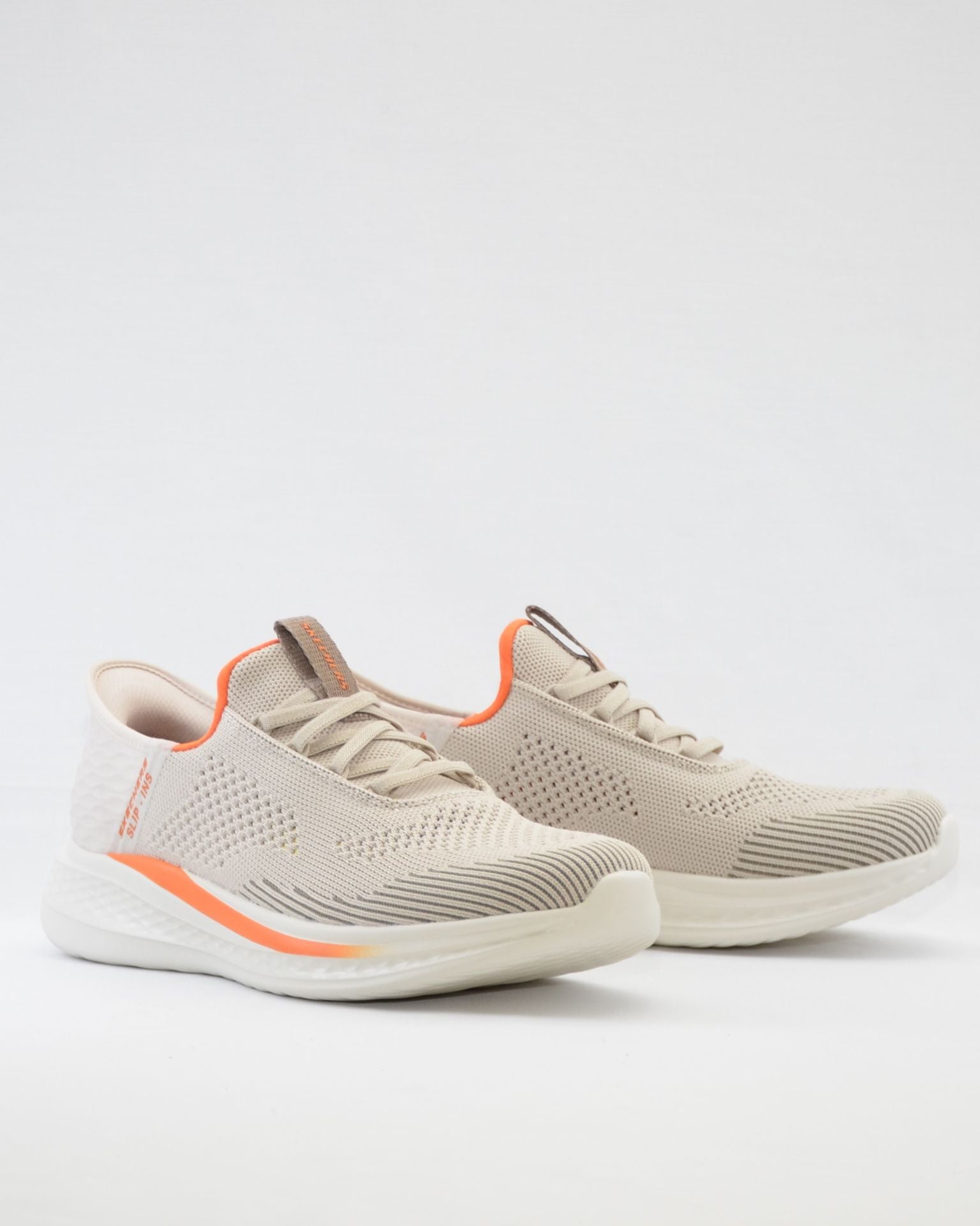 SNEAKERS HOMBRE SKECHERS BEIGE 210810 ELASTICOS SLIP-INS