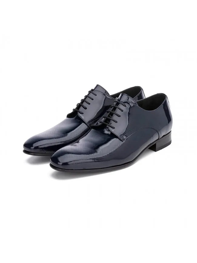ZAPATO VESTIR HOMBRE CHAROL AZUL SERGIO S. 2356 LUXORY MARINO
