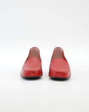 ZAPATO MOCASIN MUJER TACON BAJO ROJO D CHICAS 0181