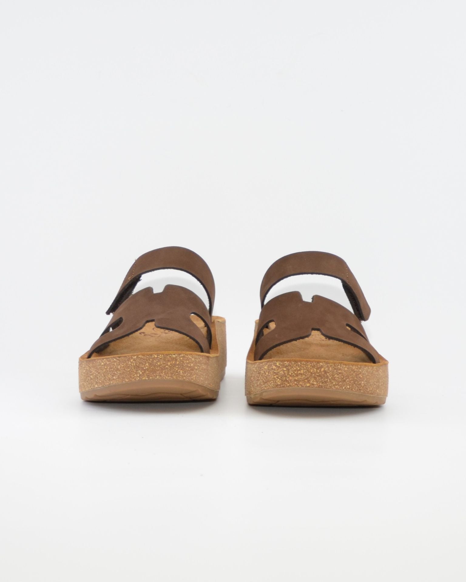 SANDALIA TIRAS PLATAFORMA NOBUCK MARRON HAPPY MONK GOMERA 004