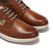 ZAPATO FLUCHOS HOMBRE CORDONES COLOR CUERO KADIR F2444