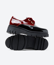 ZAPATO MUJER CORDON CHAROL ROJO DAMA LACOMBA POPPY