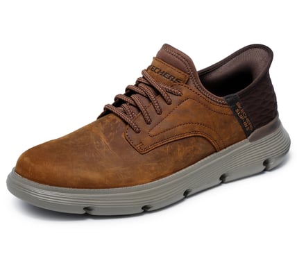 SNEAKERS HOMBRE SKECHERS CUERO 205046 CDB SLIP-INS