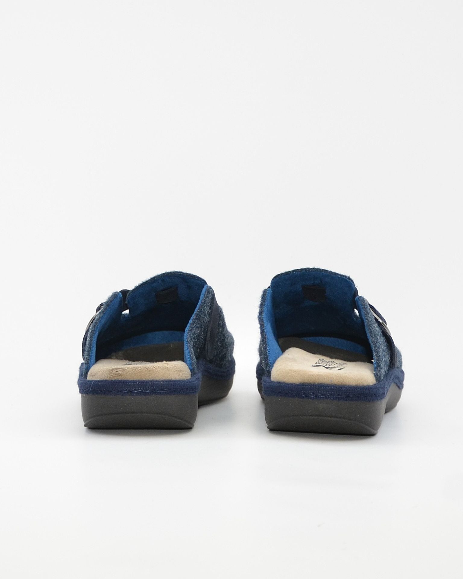 ZAPATILLAS DE CASA HOMBRE CON HEBILLA SALVI 41L-000 ELFO MARINO