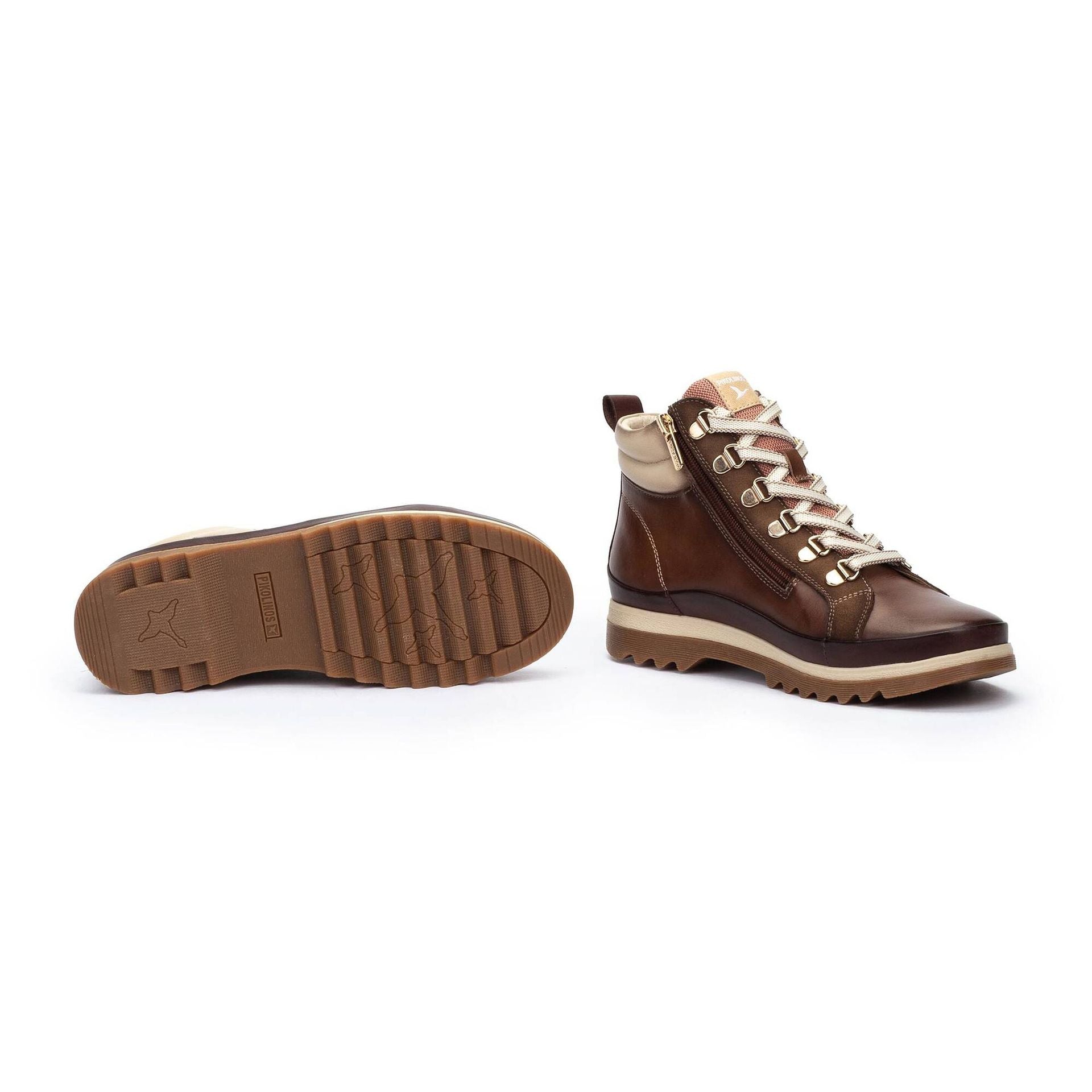 BOTIN DEPORTIVO MUJER CORDONES Y CREMALLERA TOPO W3W-8564C9 VIGO
