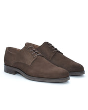 ZAPATO CORDON HOMBRE SERRAJE MARRON PISO GOMA