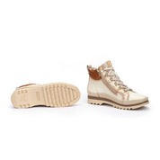 BOTIN DEPORTIVO MUJER CORDONES Y CREMALLERA NATA W3W-8564 VIGO